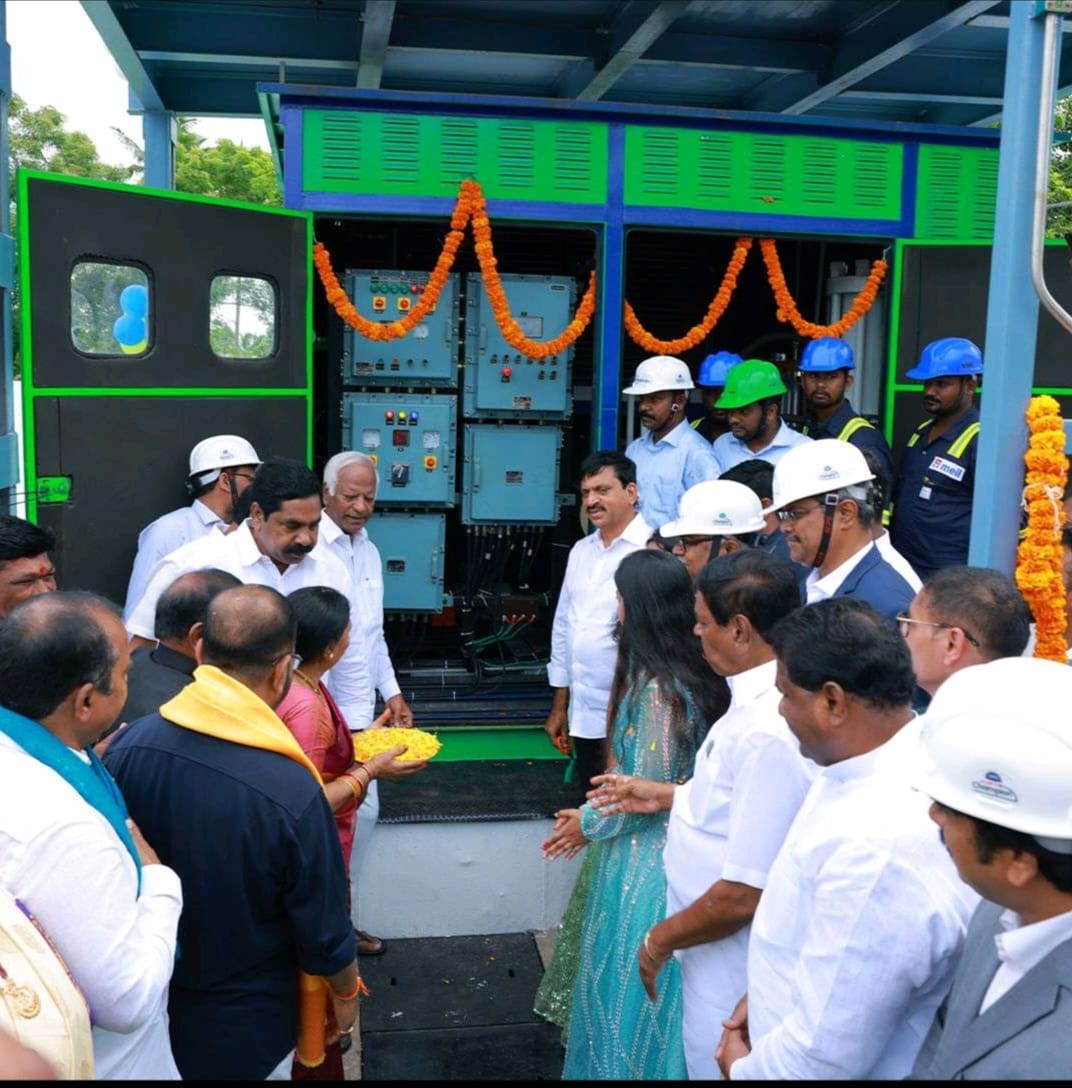 Commissioning of New CNG Station in Warangal GA, Telangana