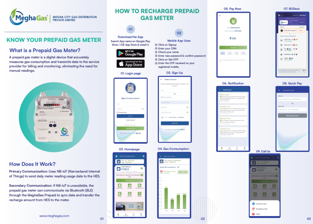 Smart meter mobile app
