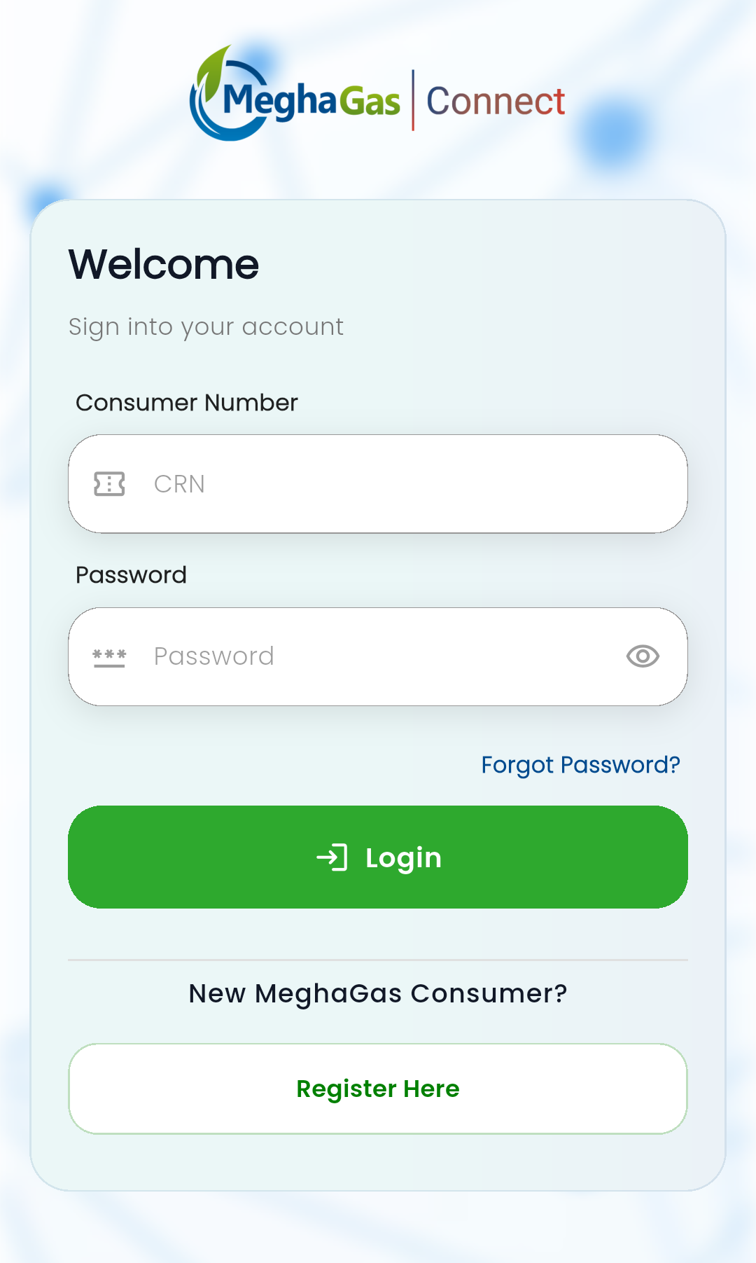 MeghaGas Login